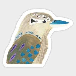 Native Birds of Australia Collage - Set 3 Kookaburra Sticker